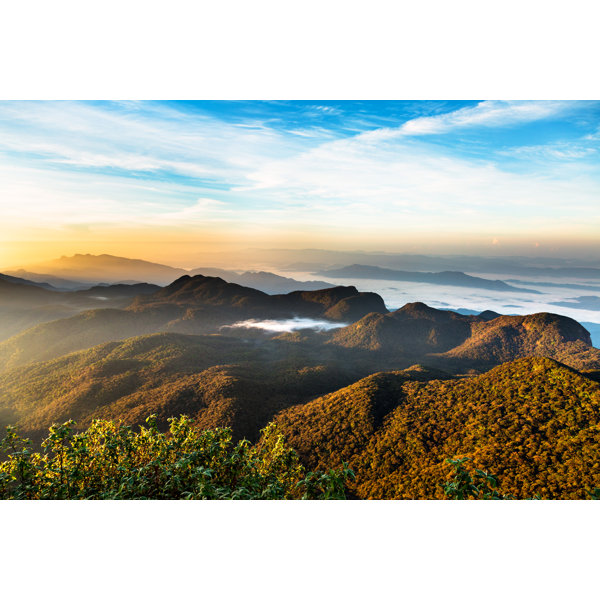 Alpen Home Sonnenaufgang Ber Adams Peak Von Danilovi Kunstdrucke Auf